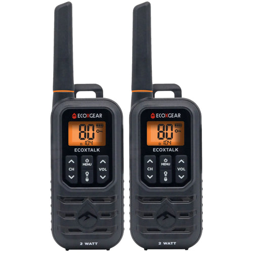 Ecoxgear EcoX UHF 2W 2 Pk Black