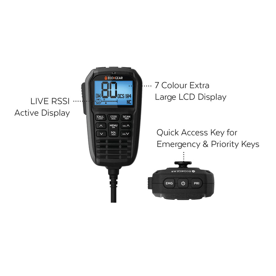 Ecoxgear EXG3000-OVPK - EcoX UHF Remote Mic Pack OVPK