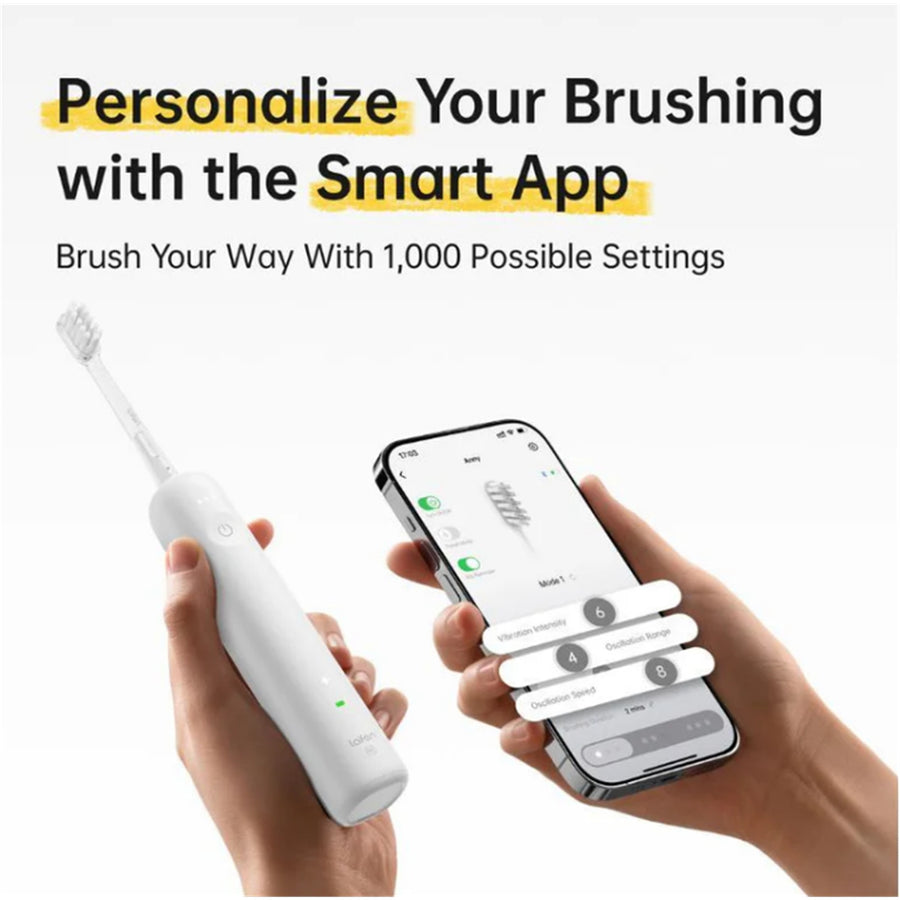 1TB31-P-US-WH-002 - Laifen Wave SE Toothbrush With travel bag White