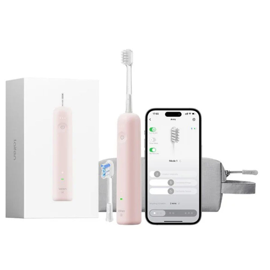 1TB31-P-US-PK-002 - Laifen Wave SE Toothbrush With travel bag Pink