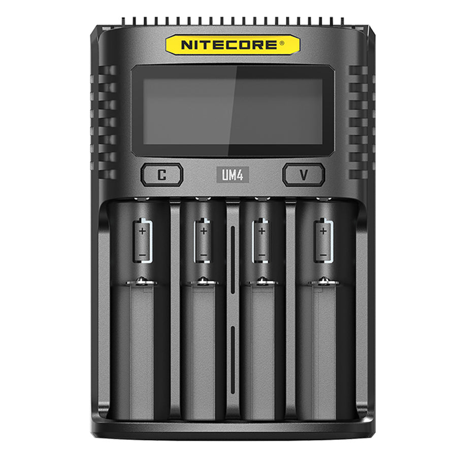 UM4 - NITECORE INTELLIGENT BATTERY CHARGER USB FOUR SLOT CHARGER
