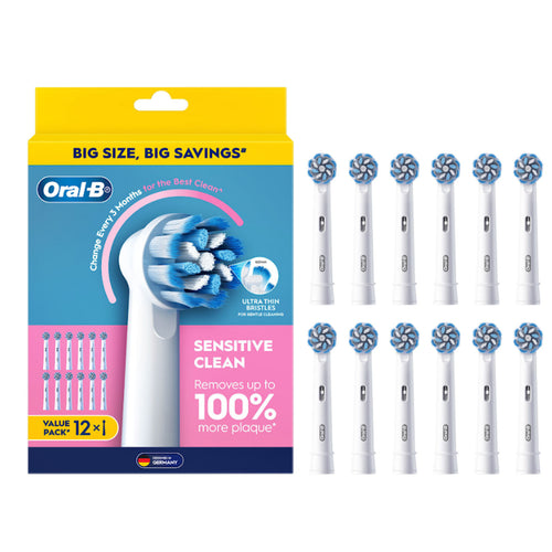 Oral-B EB60-12 Brush Head Refill Pack (12pcs) Sensitive Clean
