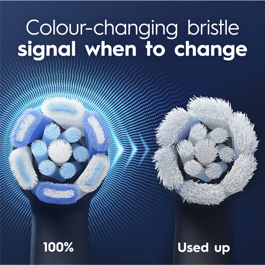 Oral-B iO CB-4 Ultimate Clean Replacement Brush Heads - 4 Pack - Black