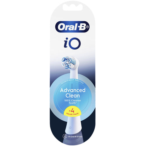 Oral-B iO CW-4 Ultimate Clean Replacement Brush Heads - 4 Pack - White