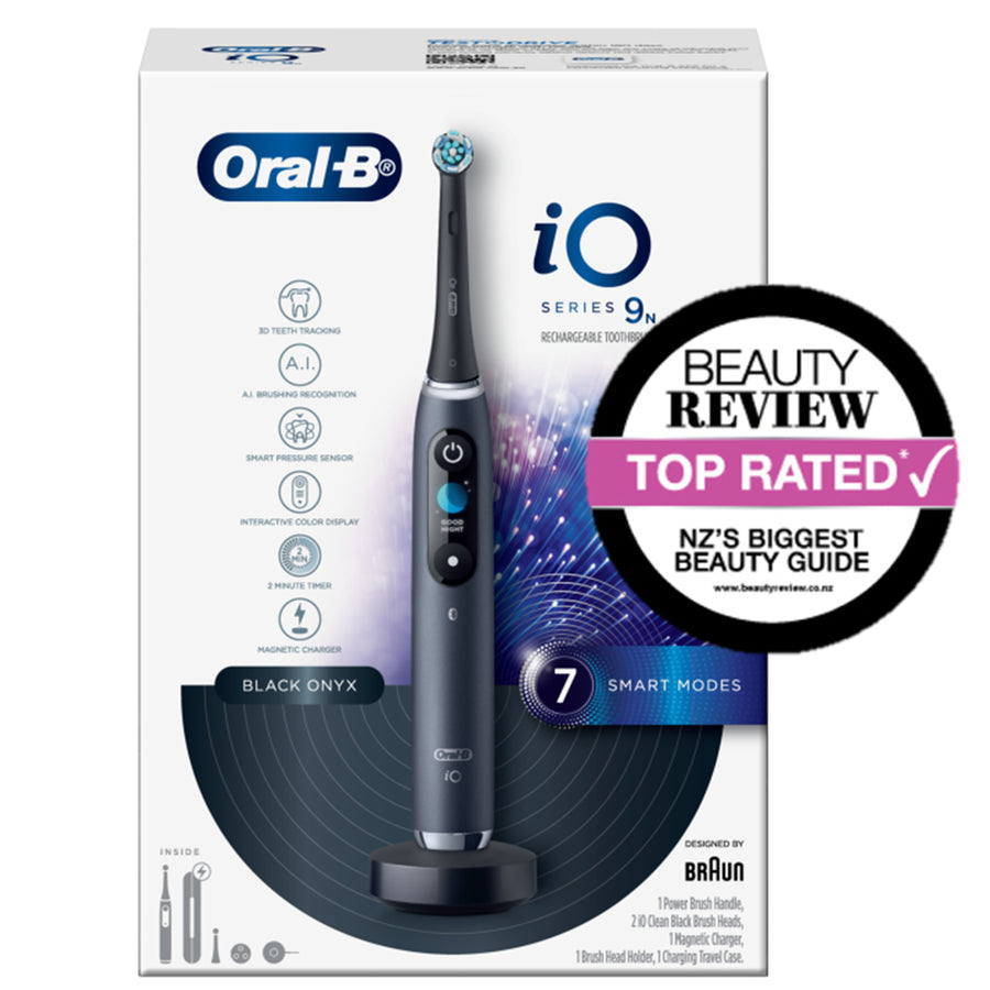 Oral-B iO Series 9  Electric Toothbrush with 2 Brush Heads - Black Onyx