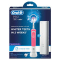 Oral-B  Pro 100 Electric Toothbrush with Travel Case 2D White Polish Power — image 2
