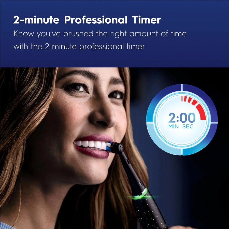 Oral-B iO Series 10  Electric Toothbrush with 2 Brush Heads - Cosmic Black