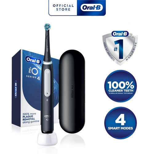 Oral-B iO Series 4 (Black Onyx) with charging stand Electric Toothbrush