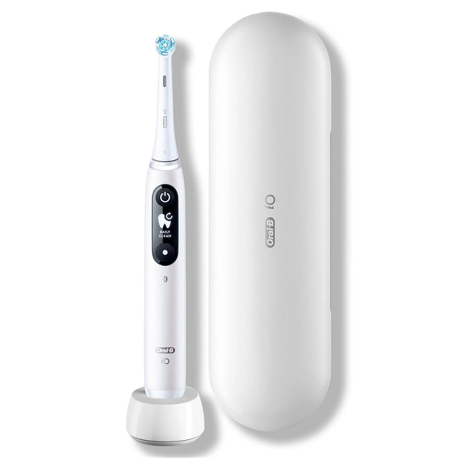 Oral-B iO Series 6 Electric Toothbrush with Charging Stand & Travel Case - White