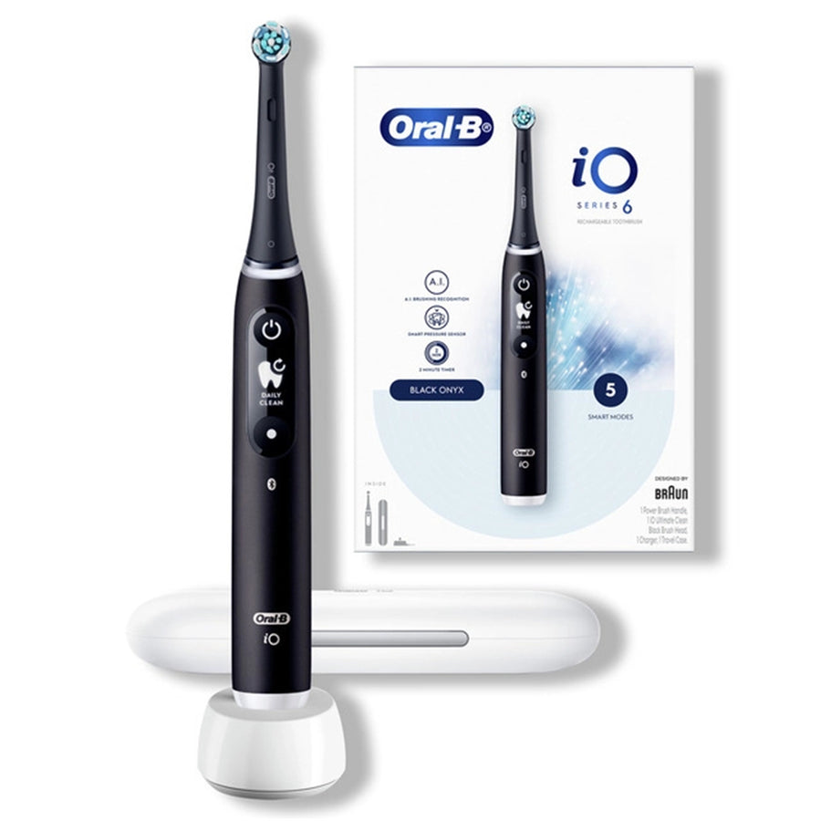Oral-B iO Series 6 (Black) with charging stand Electric Toothbrush