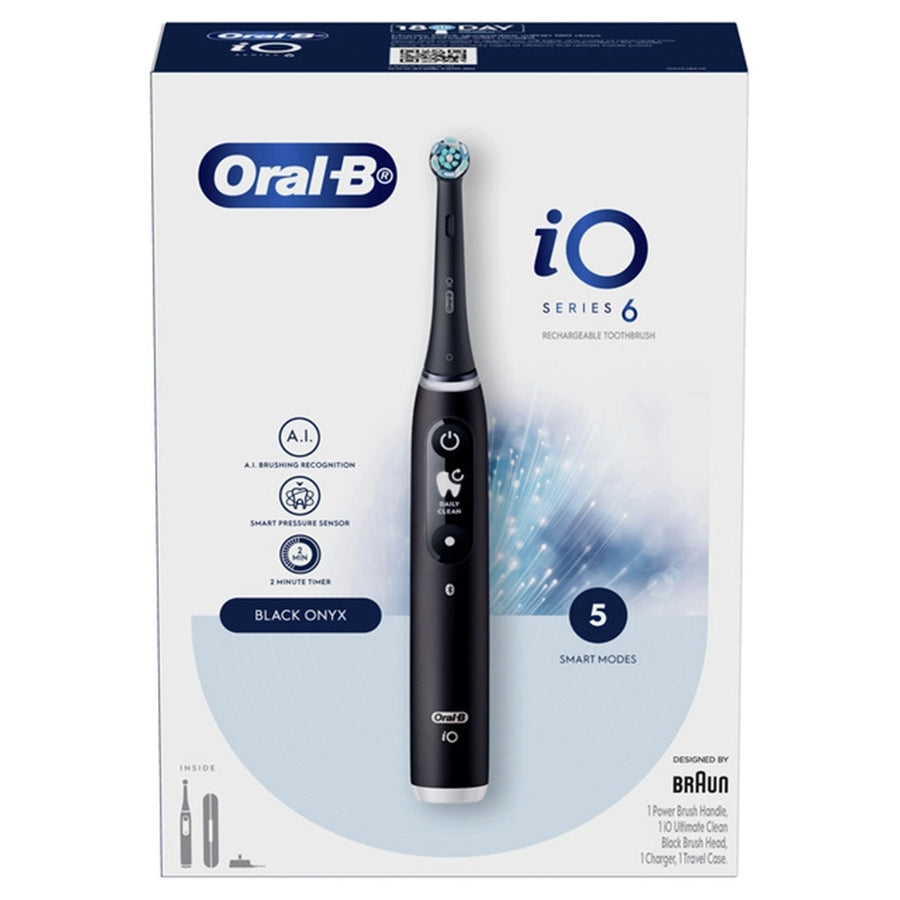 Oral-B iO Series 6 (Black) with charging stand Electric Toothbrush