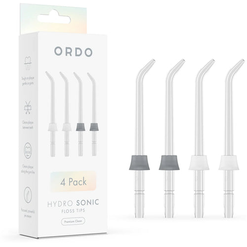 Ordo    Hydro Sonic Floss Tips - Premium Clean Couple Pack - 4 Pieces