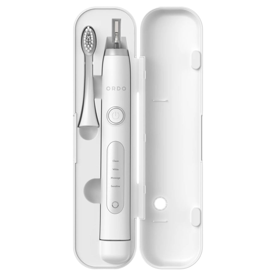 Ordo   -White Sonic+ Toothbrush & Charging Travel Case