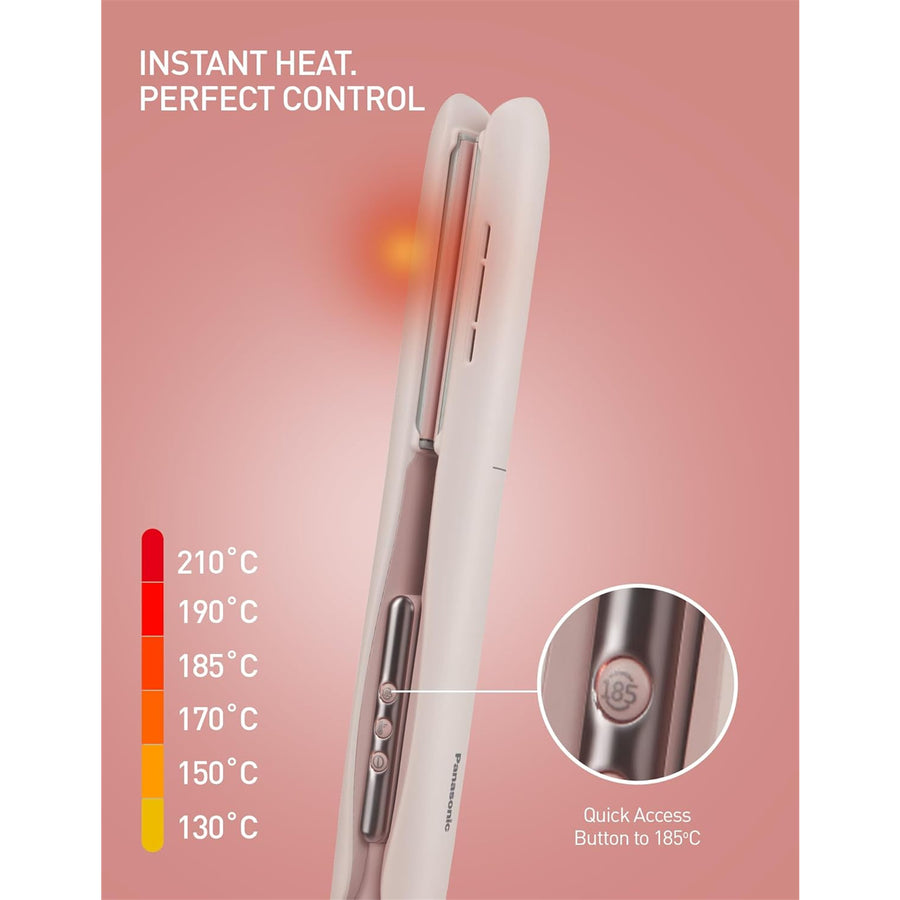 Panasonic 2-Way Hair Straightener and Styler (Sakura Pink)