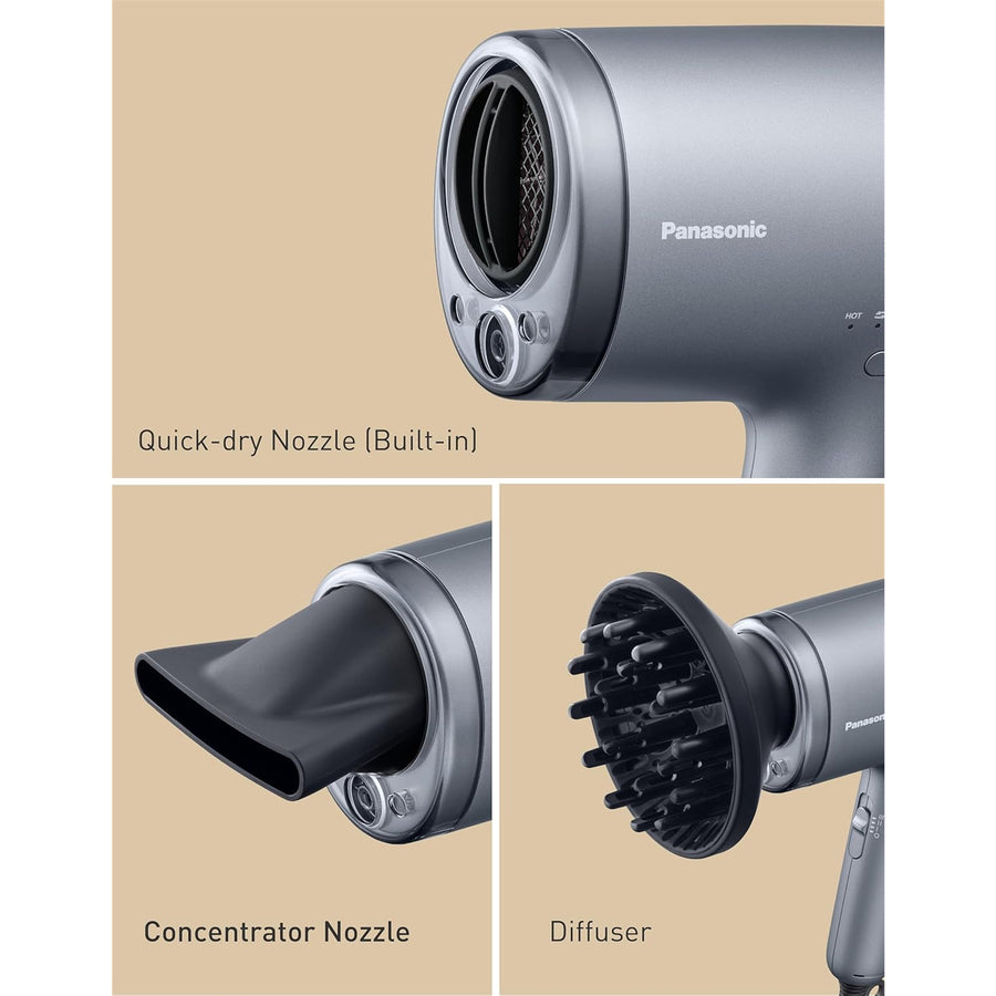 Panasonic    Nanoe & Mineral Hairdryer with Quick Dry Nozzle Diffuser