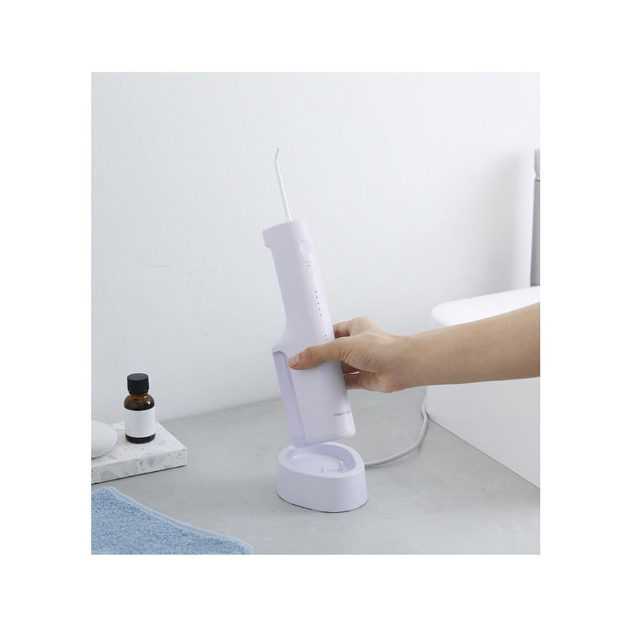 Panasonic   Rechargeable Cordless Water Flosser / Oral Irrigator (Purple) with 5 Water Pressure Levels