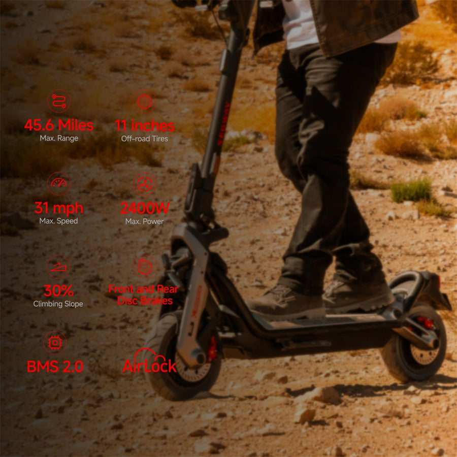 Segway Ninebot GT3 Max Speed 50km/h Super Scooter 0-25km/h 2.9s - Max Range 73.4km