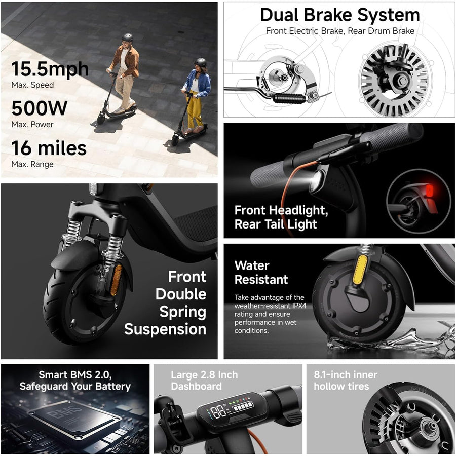 Segway  E2 PlusII  E Scooter - Black