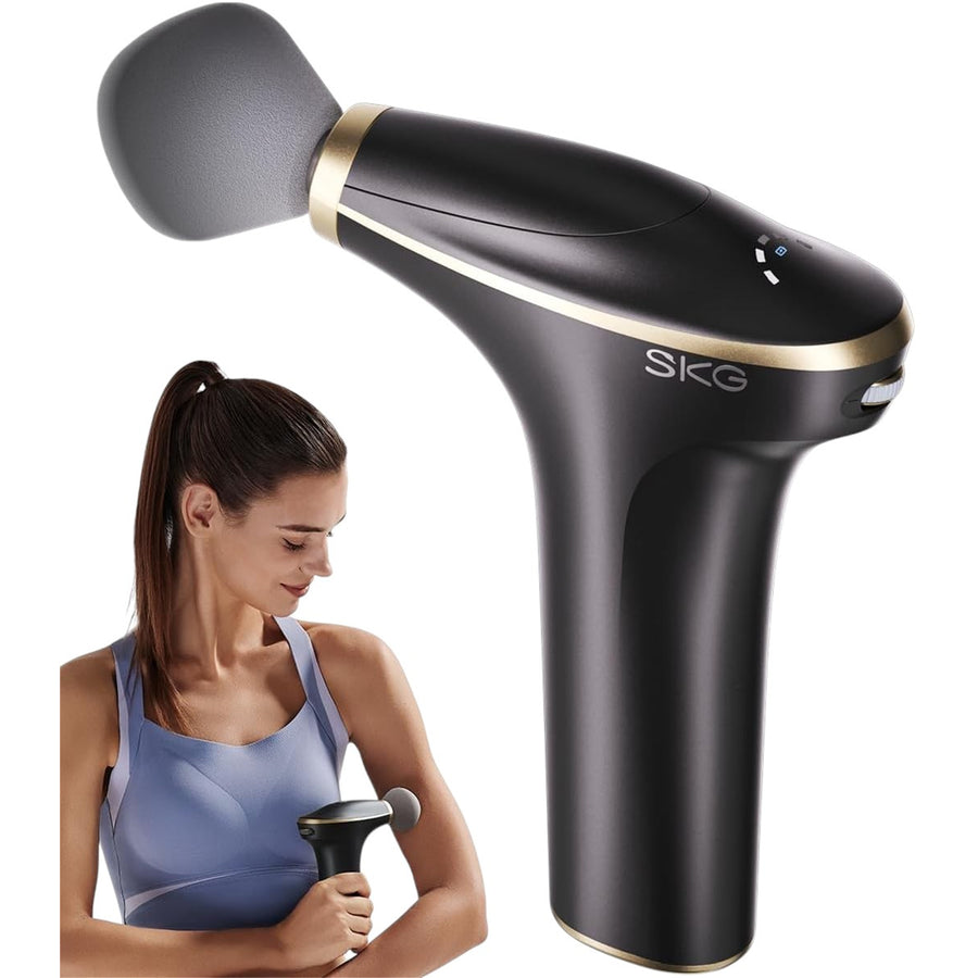 SKG Deep Tissue Massage Gun for Pain Relief with 4 Detachable Heads