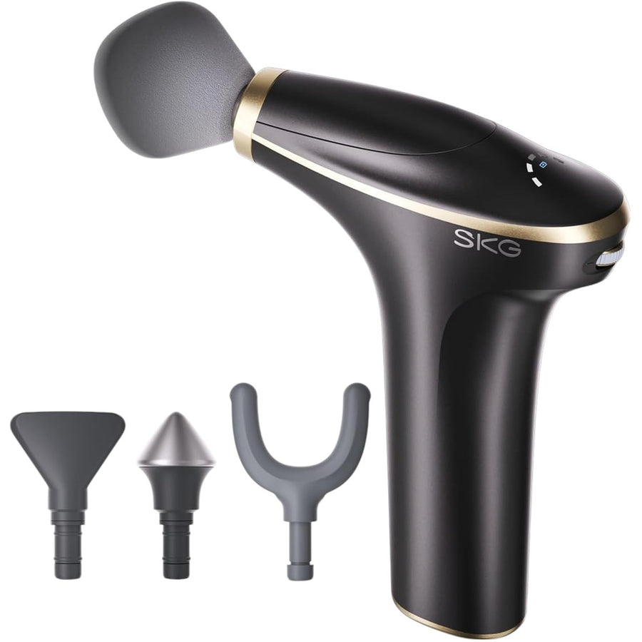 SKG Deep Tissue Massage Gun for Pain Relief with 4 Detachable Heads