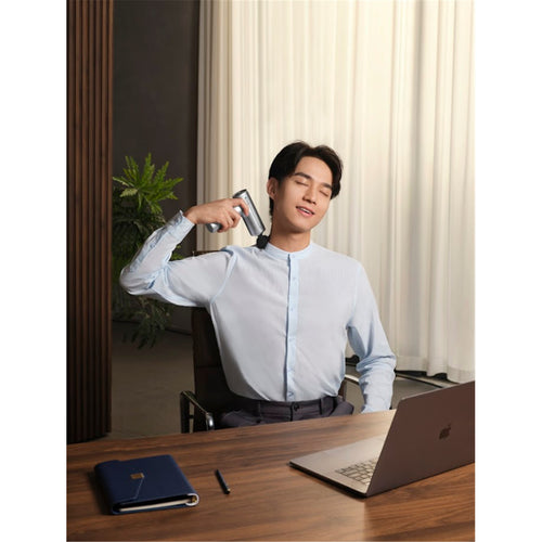 SKG F1 Pro Mini Massage Gun for Pain Relief with 4 Detachable Heads