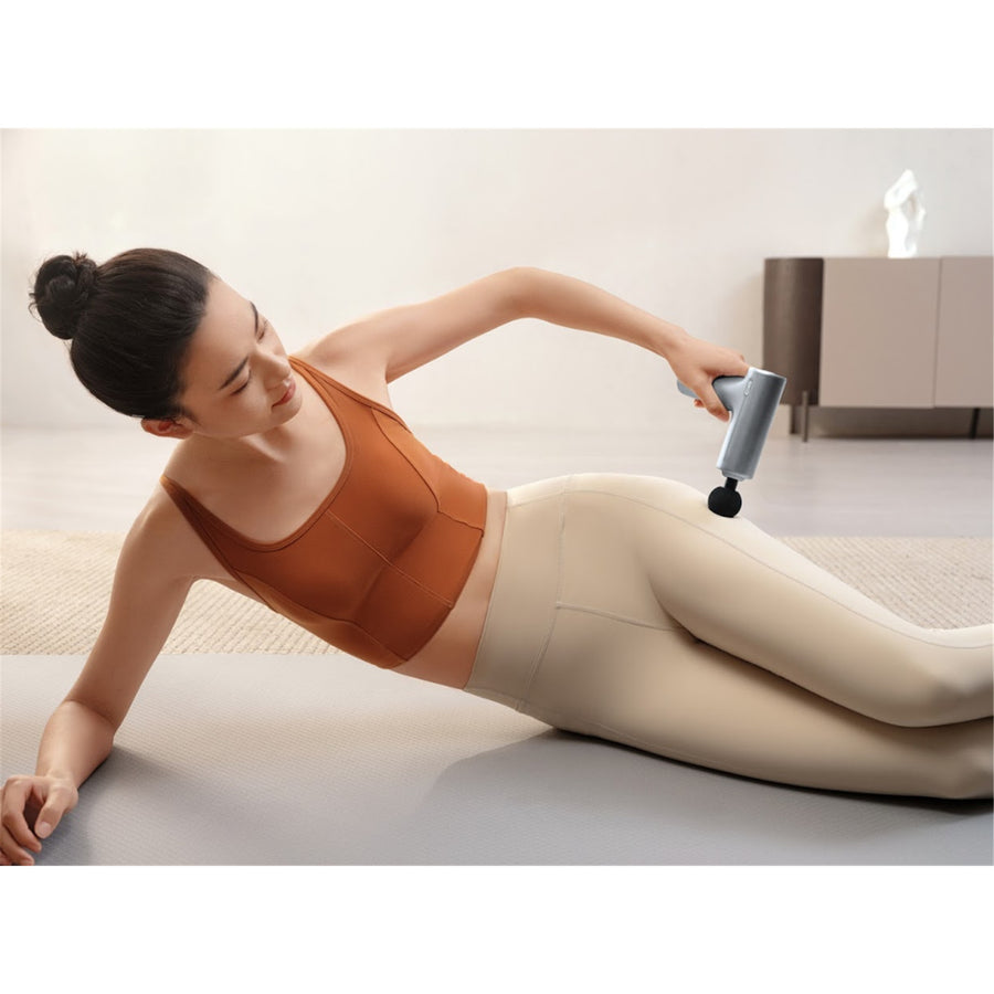 SKG F1 Pro Mini Massage Gun for Pain Relief with 4 Detachable Heads