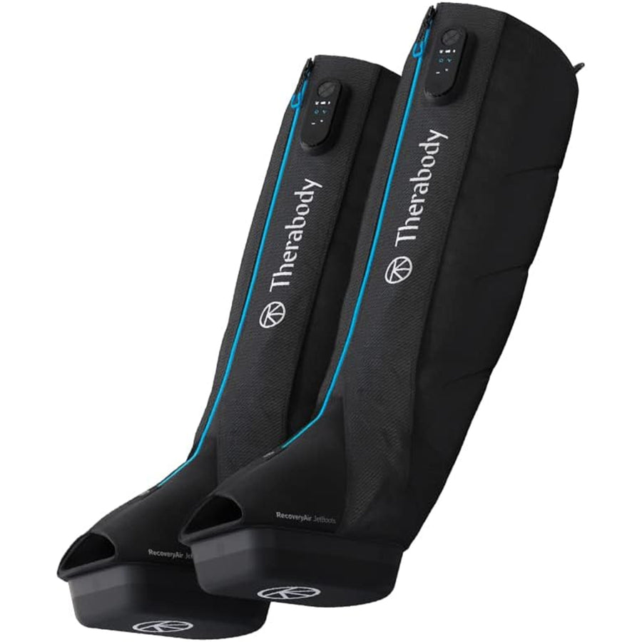 Therabody Recovery Air JetBoots Pump + Boots Therapy Device - Small - Black