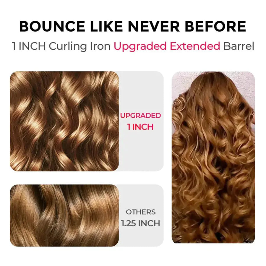 TYMO HC503P CurlPro Automatic Curling Iron - Rose Gold Pink