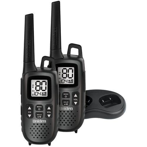 Uniden UH615-2 (Twin Pack) UHF 1.5Watt CB Handheld 2-Way Radio walkie talkie 80 channels AU/NZ  10+ km Typical range line of sight