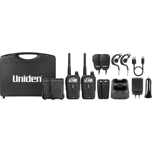 Uniden UH825-2TP 80 Channel 2 Watt handheld radio (Twin Pack) - Range: up to 13km#