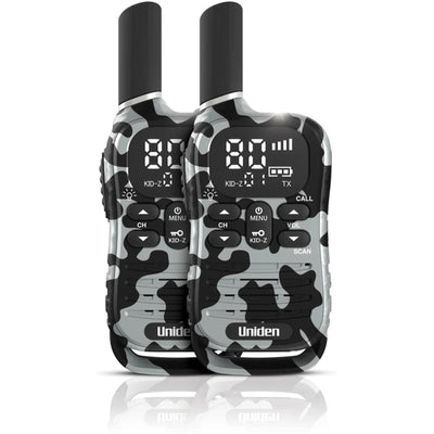 Uniden UH45-2 MAX TWIN PACK 500mW UHF-CB Handhelds - Camo Grey