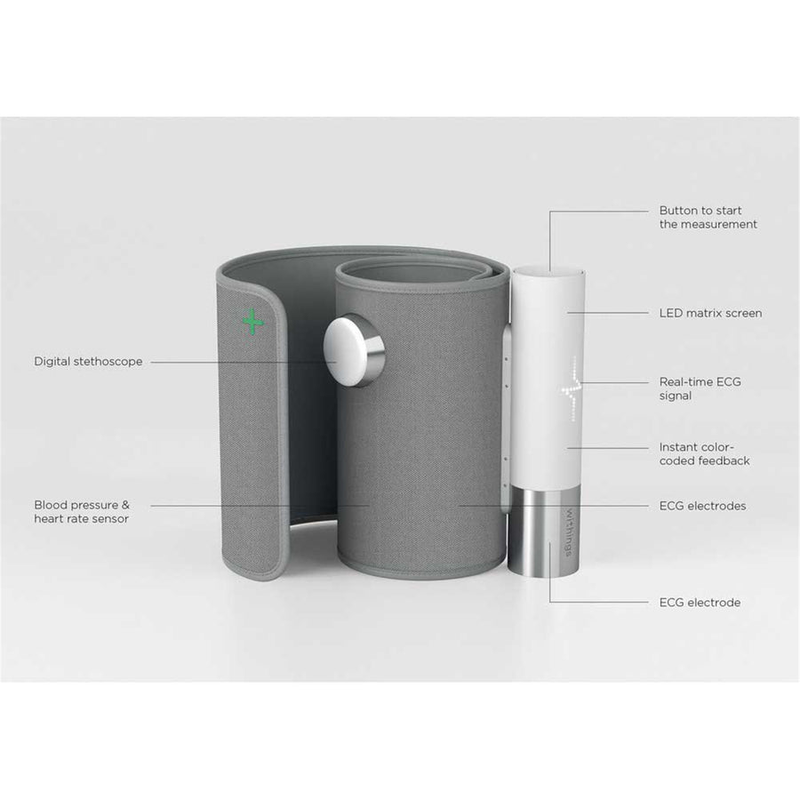WPM-04-AU - Withings BPM Core - Wi-Fi Smart Blood Pressure Monitor with ECG & Digital Stethoscope