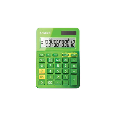 Canon LS123KMGR Green Desktop Tax Calculator