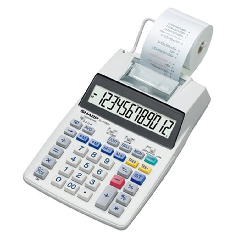 Sharp EL-1750V Printing Calculator