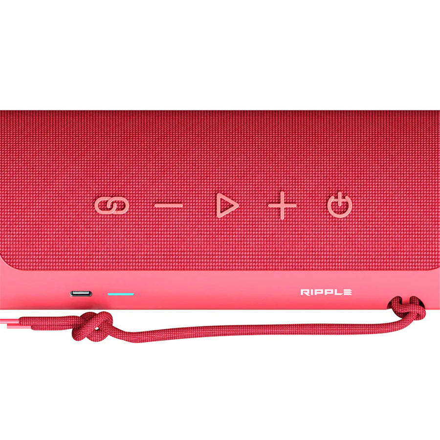 RIPPLE-RD - HiFuture Ripple Outdoor bluetooth speaker Red