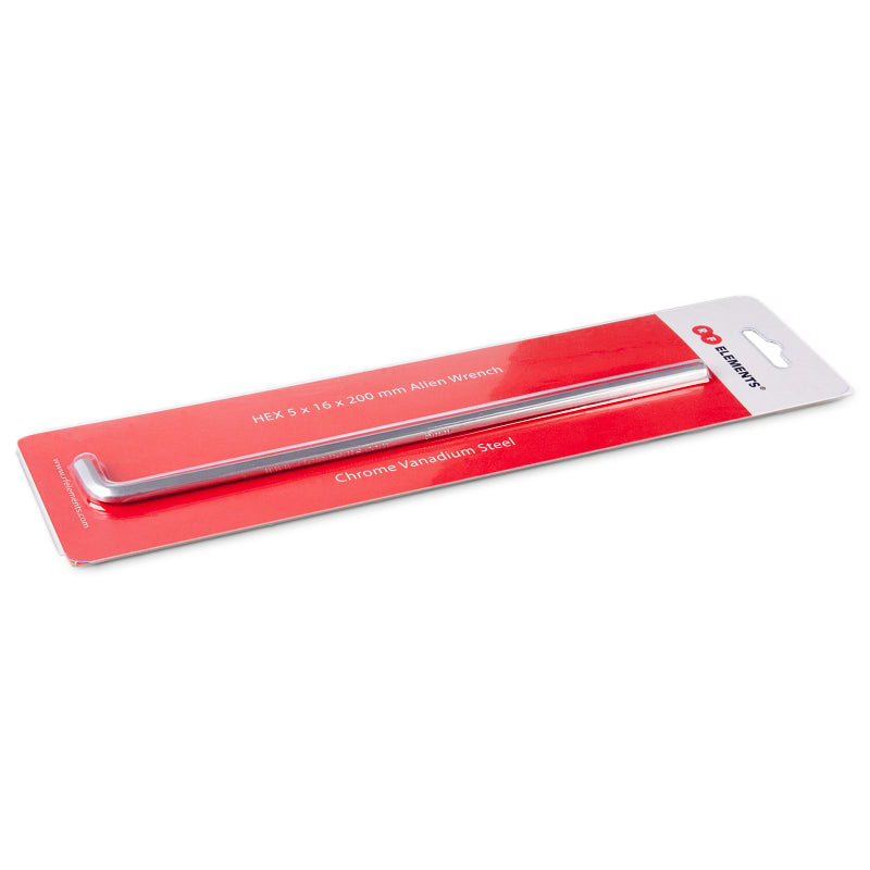 RF Elements HK_5_16_200MM - Hex Key Made From Hi-quality Chrome Vanadium Steel with 5mm Radius