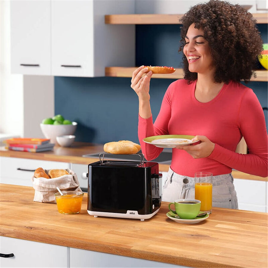 Braun Breakfast 2 HT1010BK Slice Toaster - Black