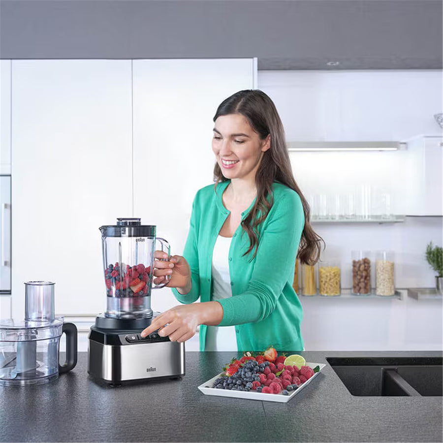 Braun PurEase FP3233SI Food Processor Blender