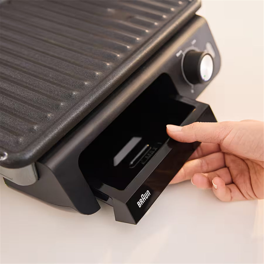 Braun Multi Grill 5 3 in 1 Contact Grill Black/Stainless BBQ Plate   - Black