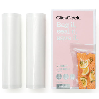 ClickClack Vacuum Bag Rolls 22cm x 5m
