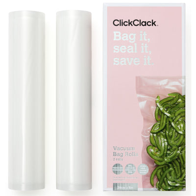 ClickClack Vacuum Bag Rolls 28cm x 5m