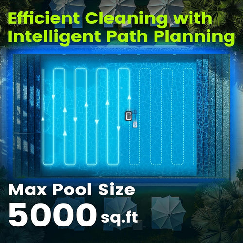 Degrii Zima Pro Smart Cordless Robotic Pool Cleaner for Swiming Pools