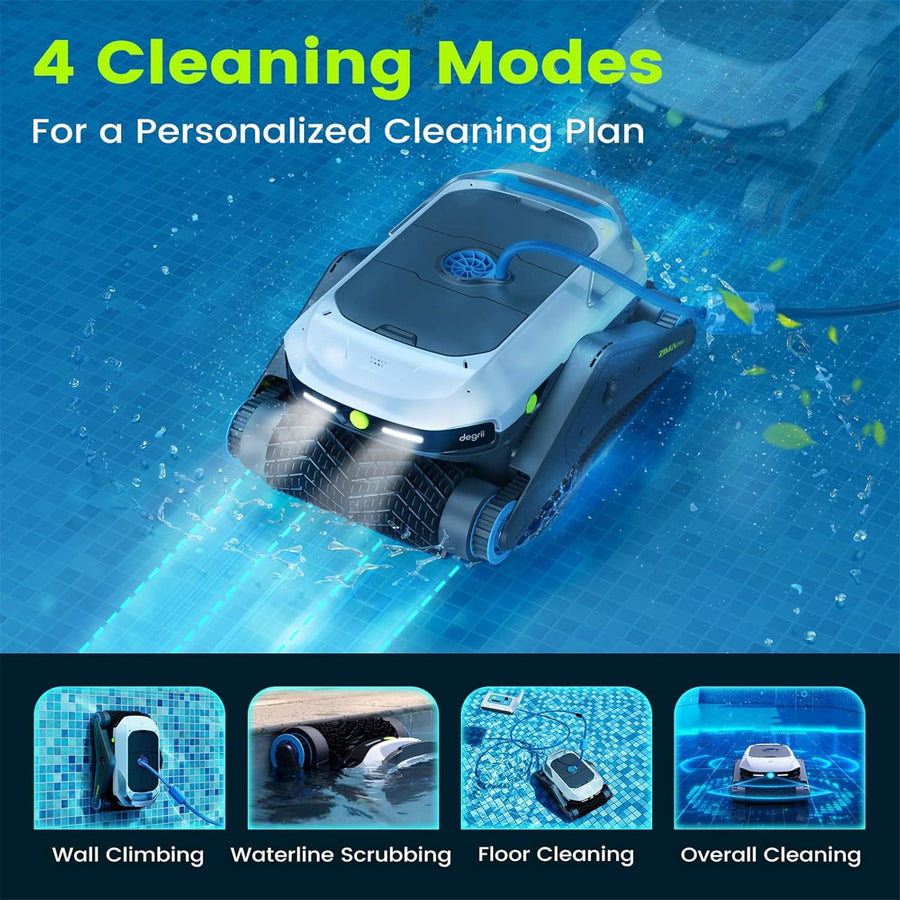 Degrii Zima Pro Smart Cordless Robotic Pool Cleaner for Swiming Pools