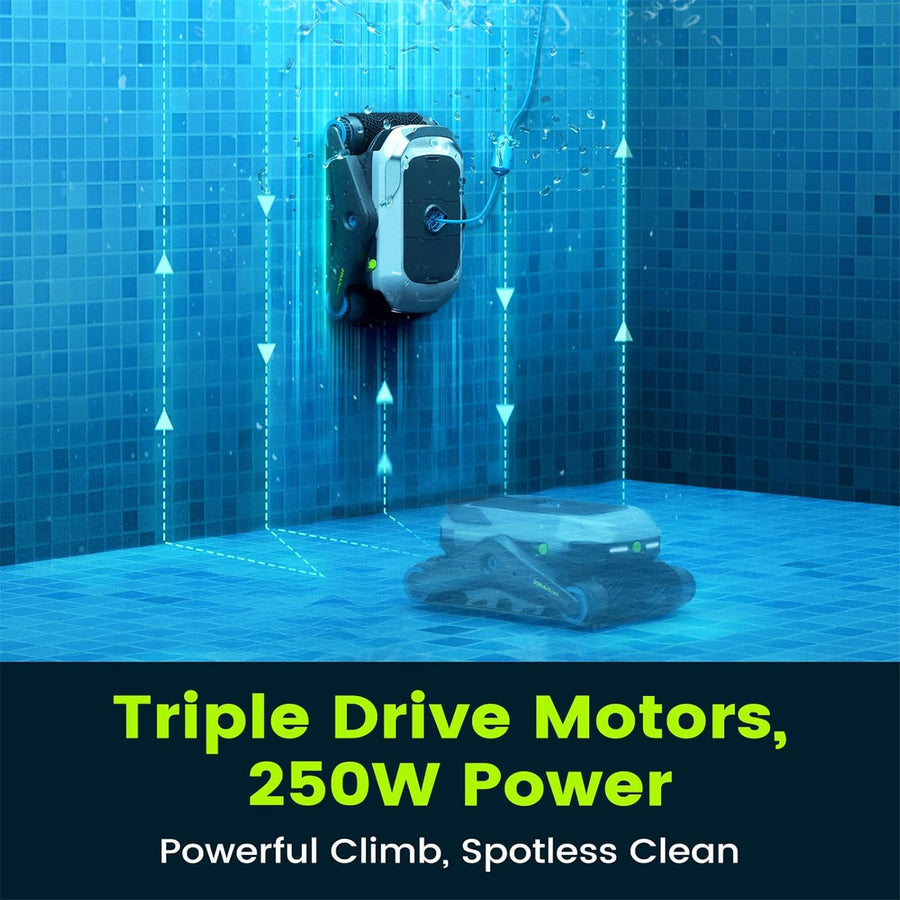 Degrii Zima Pro Smart Cordless Robotic Pool Cleaner for Swiming Pools