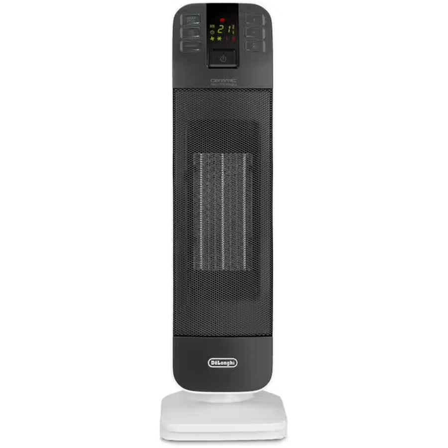 Delonghi 2000W Fan Heater   with Remote Controller - White / Dark Grey