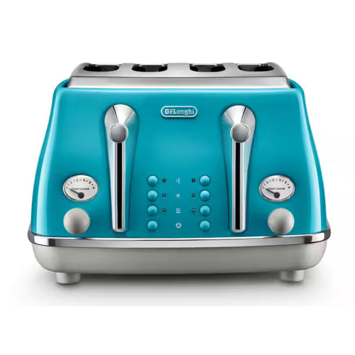 Delonghi Icona Capitals 4 Slice Toaster Azure