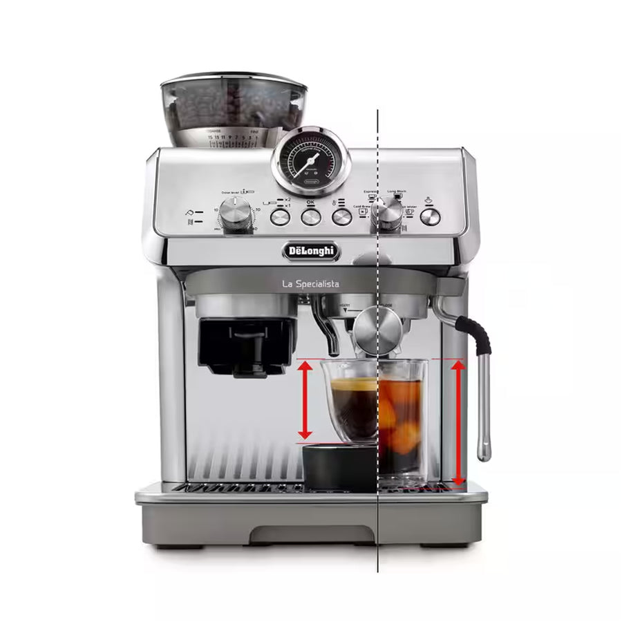Delonghi La Specialista   Arte Evo Cold Brew Manual Coffee Machine - Metal