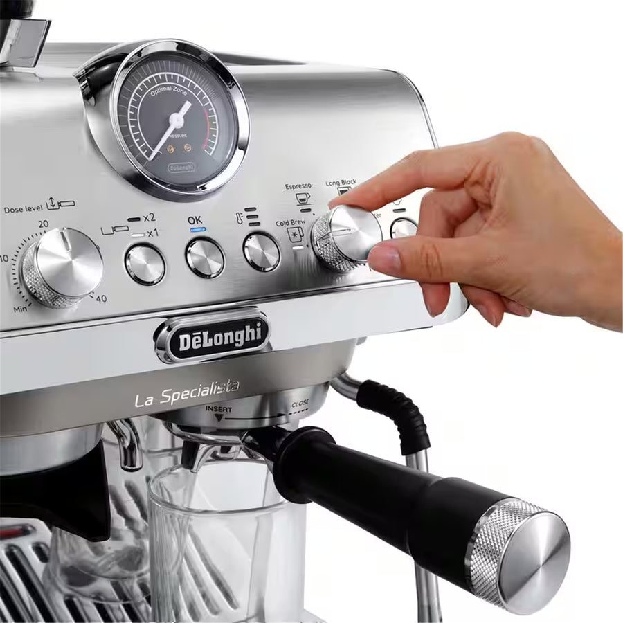 Delonghi La Specialista   Arte Evo Cold Brew Manual Coffee Machine - Metal