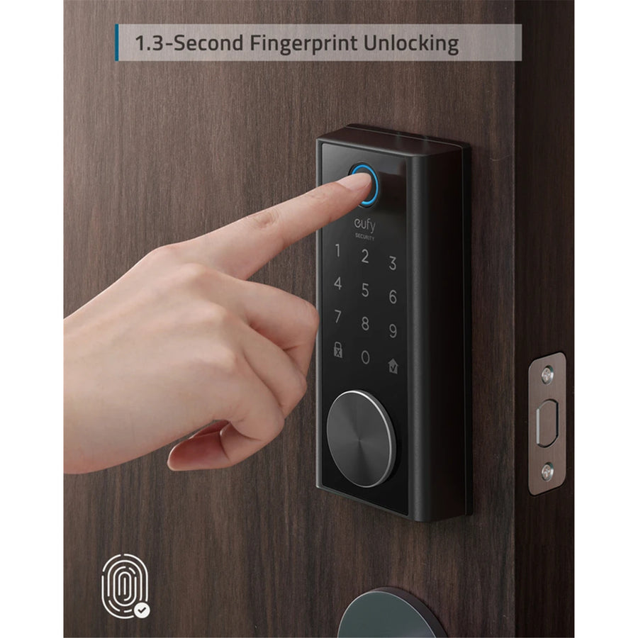 Eufy Security   Deadbolt Smart Lock Touch & Wi-Fi with Fingerprint