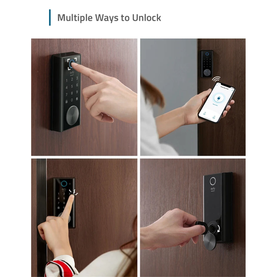 Eufy Security   Deadbolt Smart Lock Touch & Wi-Fi with Fingerprint